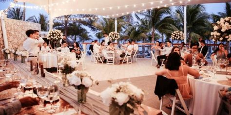 Zky Terrace Deck Wedding, Beach Hotel Wedding, Venue For Wedding, Wedding Mexico, Beach Hotel, Mexico Wedding, Rooftop Terrace, Beach Hotels, Hotel Wedding