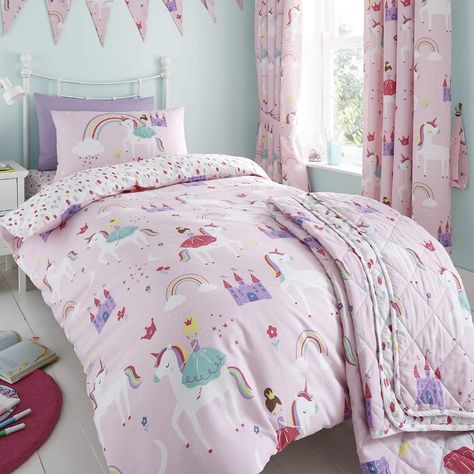 Toddler Cot, Toddler Duvet Cover, Unicorn Bedding, Rainbow Bedding, Pink Duvet Cover, Kids Bedding Sets, Double Duvet Covers, Single Duvet Cover, Reversible Duvet Covers