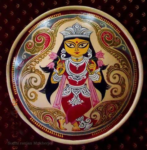 Sora Painting, Canvas Art Painting Abstract, Indian Traditional Paintings, Bengali Art, Spiritual Paintings, Durga Painting, Boho Art Drawings, Bamboo Art, Art And Craft Videos