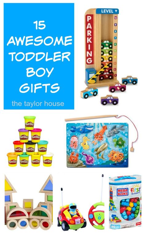 15 Great Gifts for Toddler Boys Toys For Toddler Boys, Gifts For 2 Year Boy, Gifts For Toddler Boys, Little People Toys, Toddler Boy Toys, Boys Day, Toddler Boy Gifts, Toddler Christmas Gifts, Mom Ideas