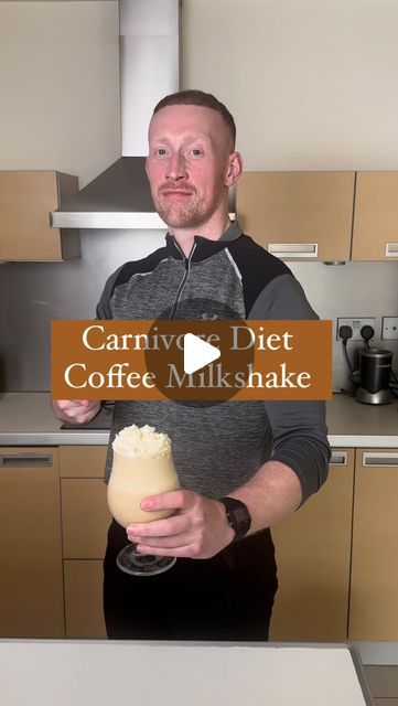 Cameron Glover | Online Fitness Coach on Instagram: "Carnivore Diet Coffee Milkshake ☕️🥤  A proper ice cream milkshake. For more carnivore recipes go check out my cookbook in my links ✅ - - - - - - - - - - - - #carnivore #carnivorediet #recipe #coffee #milkshake #icecream" Carnivore Milkshake, Carnivore Coffee Recipe, Carnivore Protein Shake, Carnivore Shake, Carnivore Coffee, Ice Cream Milkshake, Diet Coffee, Protein Shake Diet, Carnivore Recipes