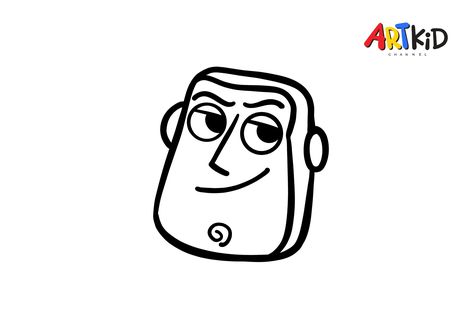 This picture belongs to one of our easy drawing and coloring videos on our YouTube channel. You will find the link to download the high quality outline picture in the description of the video. Buzz Lightyear Easy Drawing, Buzz Lightyear Drawing, Colouring For Kids, Drawing And Colouring, Toy Story Crafts, Story Crafts, Outline Pictures, Learning Journal, Coloring Videos