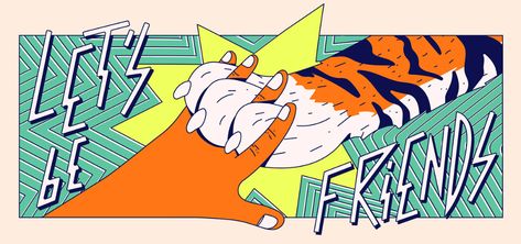 Tiger Illustration, Tiger Design, Year Of The Tiger, Graphic Design Studios, Love Drawings, Illustrations And Posters, Visual Design, Graphic Design Illustration, Graphic Illustration