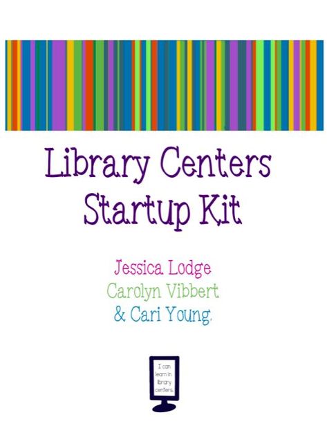 Library Centers Freebie - Mrs Lodge's Library Simple Library, Library Centers, Elementary Librarian, Makerspace Library, Library Lesson Plans, Library Games, Library Center, Library Media Specialist, Middle School Libraries