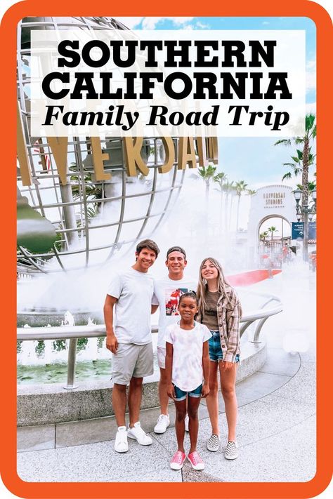 Take your family on this California road trip, including Hollywood, Huntington Beach, and Oceanside. This five-day itinerary features some of Southern California’s greatest hits for traveling with kids, from Universal Studios Hollywood to classic beaches. Universal Hollywood, Family Road Trip, Universal Studios Hollywood, Family Destinations, Visit California, California Travel Road Trips, Family Road Trips, Family Beach, Huntington Beach