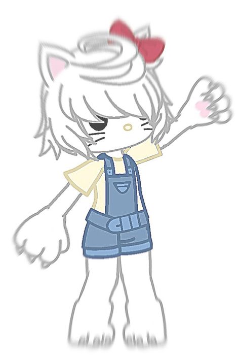 Gacha Life Hello Kitty Oc, Sanrio Gacha, Elmo And Cookie Monster, Chibi Body, Gacha Ocs, Oc Gacha, Club Outfit Ideas, Ios App Icon Design, Gacha Oc