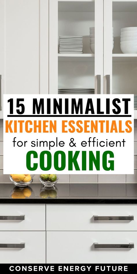 Looking for minimalist kitchen essentials? Discover our ultimate list of minimalist kitchen essentials that make cooking simple and efficient. From minimalist utensils to a kitchen essentials checklist, explore ideas for small spaces, modern minimalist kitchens, and rustic designs. Whether you need minimalist dorm room kitchen essentials or modern essentials for RVs, find the perfect inspiration for your minimalist kitchen setup! Minimalist Kitchen Organization, Minimalist Dorm Room, Kitchen Utensils List, Kitchen Essentials Checklist, Kitchen Organization Ideas Cabinets, Minimalist Kitchen Essentials, Dorm Room Kitchen, Minimalist Dorm, Kitchen Essentials List