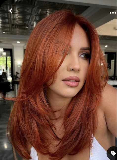 Cooper Red Hair, Red Hair Cuts, Red Hair Color Shades, Copper Blonde Hair Color, Cheveux Oranges, Copper Blonde Hair, Red Copper Hair Color, Amber Hair, Copper Red Hair