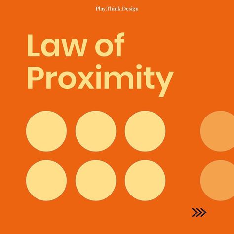 PlayThinkDesign on Instagram: “What is the law of proximity? ___ Essentially establishes a relationship with objects close to each other. When we design interfaces, we…” Proximity Graphic Design, Law Of Proximity Gestalt, Gestalt Laws Design, Proximity Gestalt Design, Proximity Design, Gestalt Proximity, Closure Gestalt, Gestalt Principles Examples Similarity, Gestalt Closure Examples