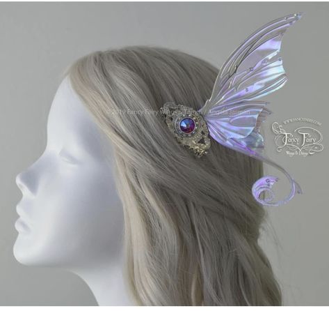 Hair Wings, Butterfly Hair Accessories, Decorative Hair Combs, Lavender Butterfly, Fairy Hair, Blue Orchids, Silver Wings, Butterfly Hair, Hair Combs