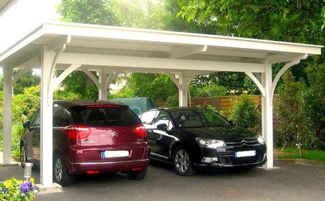 Carport Storage, Ombra Pergola, Carport Prices, Wooden Carports, Carport Modern, Modern Carport, Carport Ideas, Carport Patio, 2 Car Carport