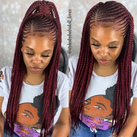 Medium Size Braids, Latest Braided Hairstyles, Hairstyle For Short Hair, Hairstyle For Short, Lemonade Braids Hairstyles, Lemonade Braids, Feed In Braids Hairstyles, African Hair Braiding Styles, Braided Cornrow Hairstyles