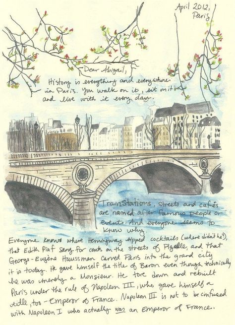 Paris Travel Journal Ideas, Things To Write In A Letter, Gift Letter Ideas, Letter Ideas Design, Cute Letter Ideas, Cute Handwritten Letters, Letter Writing Ideas, Letters Handwritten, Letter Inspiration