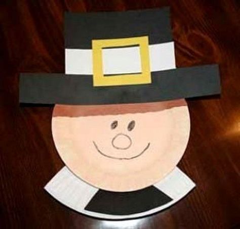 Thanksgiving pilgrim craft projects for kids, preschoolers, toddlers and adults. Easy pilgrim crafts ideas using paper, tp rolls, paper plate, paper cup, craft sticks and terra cotta pots. Pilgrim and Preschool Crafts For Kids, Pilgrim Crafts, Pilgrims And Indians, Thanksgiving Crafts For Toddlers, Thanksgiving Kindergarten, Thanksgiving Crafts Preschool, Thanksgiving School, November Crafts, Thanksgiving Pilgrims