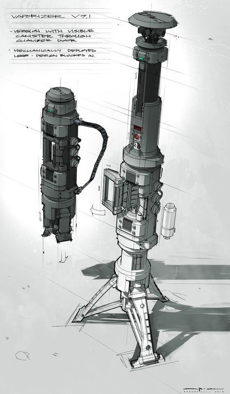 The Amazing Spiderman Concept Art by George Hull. Sci Fi Technology Concept Art, Fishing Concept Art, Futuristic Technology Concept Art, Concept Art Gallery, Sci Fi Props, Concept Art World, Arte Robot, Sketching Techniques, The Amazing Spider Man