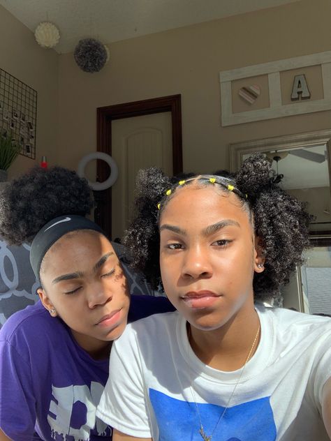 Asia And Aubree, Fashion Hair Styles, Band Hairstyles, Rubber Band Hairstyles, Quick Natural Hair Styles, Natural Hair Care Tips, Girls Natural Hairstyles, Natural Hair Beauty, Natural Hair Styles Easy