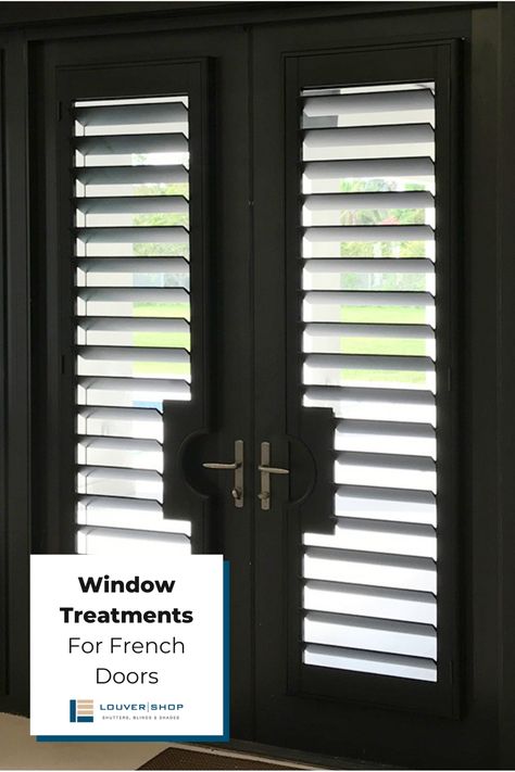 Freshen up your French doors with the window treatments they deserve. At Louver Shop, we offer a wide variety of options, from shutters to shades. Discover the 6 best window treatments for French doors at the link in bio. #louvershop #madeintheUSA #windows #windowtreatments #design #designinspo #interiordesign #decorinspo #renovation #interiorinspo #dreamhome #decor #homedecor #housegoals #interiorinspiration #instadesign #homeinspo #homeideas #frenchdoors French Door Window Coverings, Window Treatments For French Doors, Shades For French Doors, Best Window Treatments, French Door Windows, Door Window Covering, Shaped Windows, Honeycomb Shades, Shutter Blinds