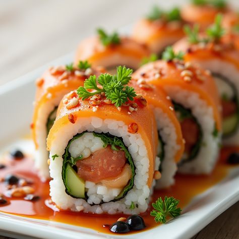 🍣 Craving something fresh and comforting? 🌱

Try our Boston Roll Sushi! A perfect blend of creamy avocado, crispy cucumber, and fresh tuna or salmon wrapped in delicate nori. It’s a sushi experience like no other! 🌊✨

Whether you’re a sushi lover or new to the scene, this delicious roll is a must-try! 😋

🧡 Healthy, flavorful, and easy to make at home! 🧡

Tag someone who needs to try this! 🍣👇 #BostonRollSushi #FreshAndDelicious #SushiLovers #HealthyEating #SushiTime #ComfortFood Crispy Cucumber, Avocado Sushi, Salmon Wrap, Roll Sushi, Fresh Tuna, Sushi Time, Tag Someone Who, Tag Someone, The Scene