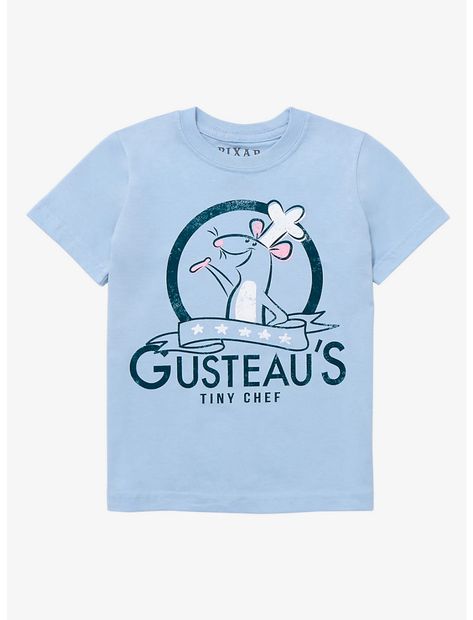 Disney Pixar Ratatouille Gusteau’s Toddler T-Shirt - BoxLunch Exclusive Ratatouille Svg Free, Cute Disney Kid Shirts, Ratatouille Shirt Ideas, Ratatoullie Disney Svg, Ratatouille T Shirt, Ratatouille Disney Merch, Ratatouille Shirt, Pixar Ratatouille, Pop Up Books