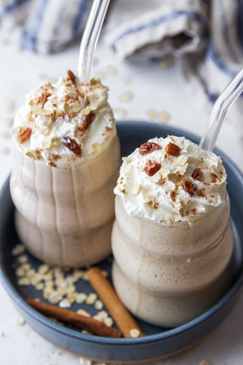 Apple Pie Protein Smoothie Apple Pie Protein Smoothie, Apple Cinnamon Protein Shake, Apple Pie Protein Shake, Post Workout Meal, Protein Milkshake, Apple Pie Smoothie, High Protein Smoothies, Seasonal Desserts, Pie Flavors