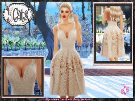 Spring Summer Wedding, Sims 4 Downloads, Bridesmaid Party, Full Dress, Sims 4 Clothing, Sims 4 Cc, Short Wedding Dress, The Sims Resource, Character Designs