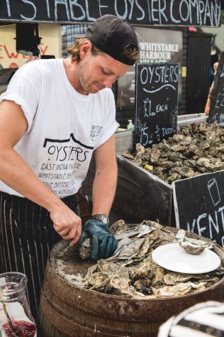 Whitstable Oyster Festival Whitstable Kent, Oyster Festival, Louisiana Cuisine, Uk Places, Festival Food, Travel England, Food Stories, Summer 19, History People