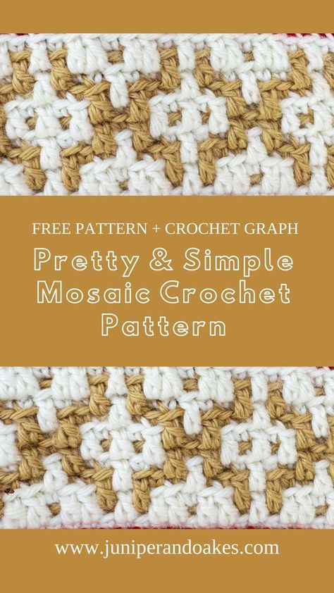 Crotchet Pillow, Gingerbread Cookie Designs, Mosaic Crochet Patterns Free, Crochet Chart Pattern, Mosaic Crochet Chart, Simple Mosaic, Crochet Colorwork, Mosaic Blanket, Free Mosaic Patterns