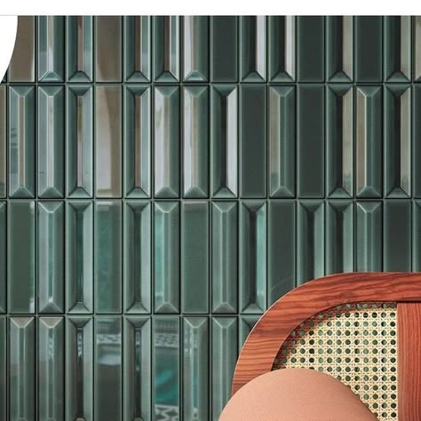 Ceramica VOGUE on Instagram: "Thanks to its mesh mounted supplied, #Flauti has a sort of movement reflected by the light, creating a unique atmosphere. Let yourself be inspired by these trendy colors which will enhance your walls. Link in bio. ⁠" Brick Mosaic, Architectural Presentation, Mood Images, Curved Walls, Glazed Tiles, Brick Colors, Material Palette, Hotel Design, Tile Design