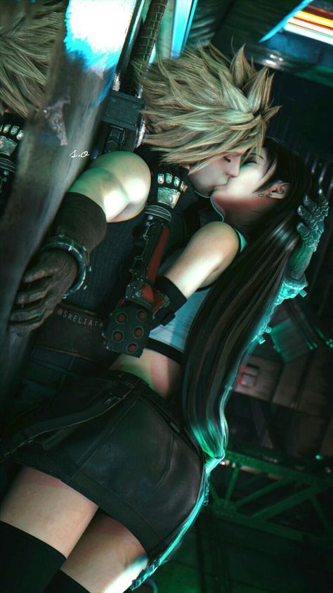 Cloti ff7 remake Cloud Ff7 Wallpapers, Marlene Ff7, Ff7 Remake Wallpaper, Leslie Ff7, Ff7 Original, Cloti Ff7, Tifa Ff7 Remake, Ff7 Remake, Best Friend Relationship