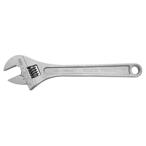 Klein Tools 1-1/2 in. Extra Capacity Adjustable Wrench Craftsman Tools, Adjustable Wrench, Klein Tools, Circular Saw Blades, Hammer Drill, Socket Wrenches, Color Chrome, Workshop Equipment, Steel Construction