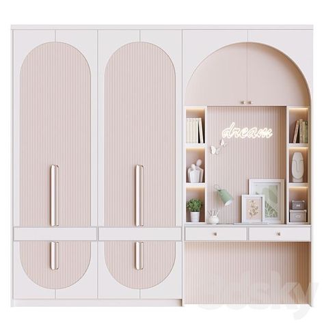 Children Room Design Modern, Girl Room Interior Design, Girl Bedroom Designs Small Room, Kids Room Wardrobe Design, Baby Room Design Modern, Room Wardrobe Design, Girl Room Design, Modern Girls Rooms, Children Room Design