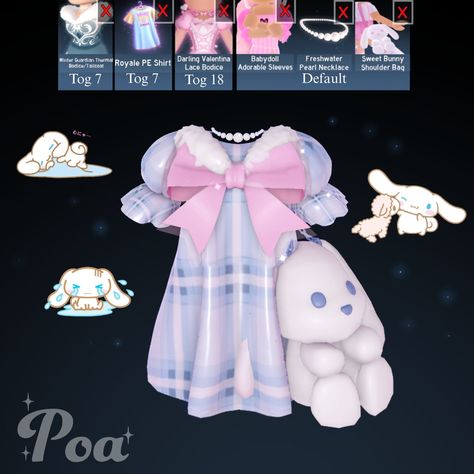 Royale High Outfit Combos Cheap, Rh Outfit Ideas Cheap, Royale High Pajama Outfit, Rh Matching Outfits, Royale High Pe Shirt Outfits, Royal High Outfits Hacks, Out Of The Toy Box Outfit Rh, Royale High Pajamas, Royale High School Outfits