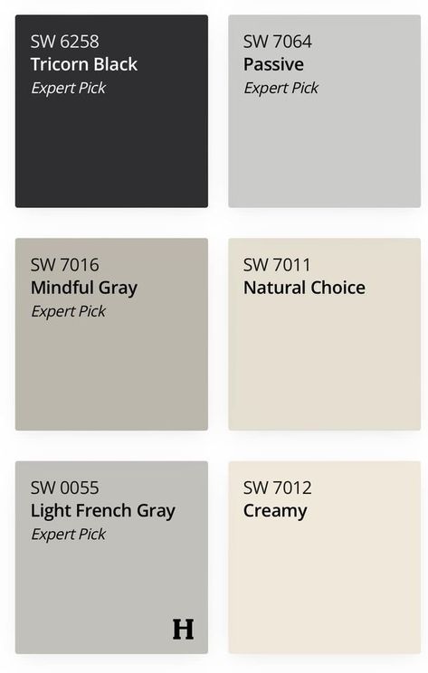 Mindful Gray, Classic Gray, Grey Color Palette, French Grey, Decor Inspiration, Beautiful Colors, Color Palette, Dream House, At Home