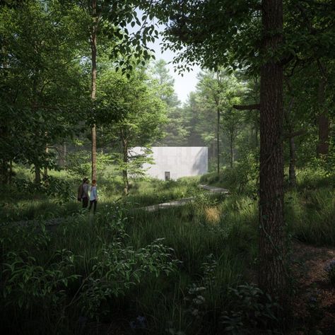 glenstone to add a building dedicated to a new installation by richard serra Thomas Phifer, 3d Concept Art, Boulder House, Lake Flato, Wild Landscape, Park Project, Richard Serra, Mood Tone, Corning Museum Of Glass