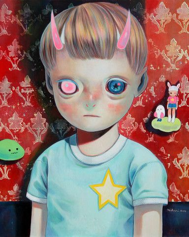 Hikari Shimoda, Short Eyebrows, Tokyo Art, Dangerous Minds, Japanese Pop Culture, Contemporary Fine Art, Japanese Artists, Art Block, Anime Inspired