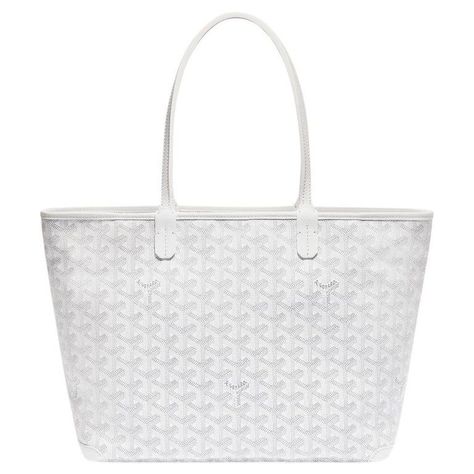 Goyard White Goyardine Canvas & Chevroches Calfskin Artois Pm Bag Artois Pm Bag, Goyard Saint Louis Pm, Goyard Saint Louis, Goyard Tote, Tote Bags For School, Luxury Bags Collection, Goyard Bag, Jewelry Accessories Ideas, Profile On Instagram