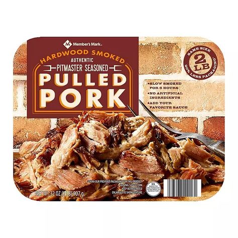 Member's Mark Pulled Pork (2 lbs.) - Sam's Club Sausage Skillet Recipe, Perfect Pulled Pork, Product Sampling, Low Sugar Smoothies, Protein Rich Snacks, Prepared Meals, Protein Packed Snacks, Smoked Pulled Pork, Pork Chicken