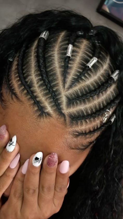 2. Fashion: #fashion, #style, #outfitinspiration, #beauty Curly Braided Hairstyles, Hair Braid Designs, Cute Prom Hairstyles, Cornrows Styles, Quick Natural Hair Styles, Beach Hairstyles For Long Hair, Short Sassy Hair, Braids Hairstyles Pictures, Girls Natural Hairstyles