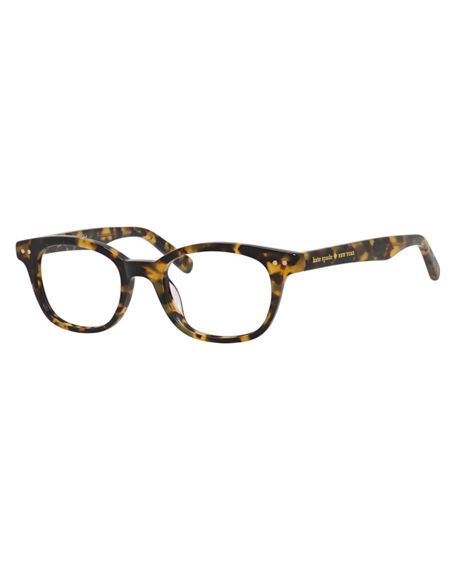 Glasses Fashion Women, Glasses Style, Brown Pattern, Metal Trim, Kate Spade Accessories, Glasses Online, Trim Detail, Glasses Fashion, Reading Glasses