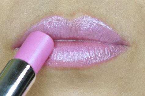 Lip Stick Pink, Baby Doll Makeup, Pink Shimmer Lipstick, Pastel Pink Lipstick, Medium Pink Lipstick, Big Pink Lips, Barbie Pink Lipstick, Revlon Lip Butter, Pink Lipstick Shades