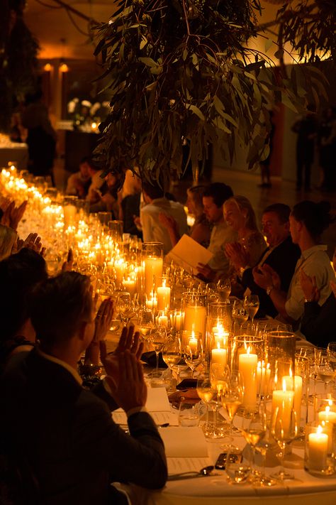 Kara Rosenlund, Candlelit Wedding, Candle Wedding Centerpieces, Birthday Dinner Party, Vogue Living, Gala Dinner, Long Table, Wedding Dinner, Wedding Mood Board