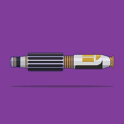 Lightsaber Drawing, Mace Windu Lightsaber, Lightsaber Tattoo, Jedi Council, Mace Windu, Star Wars Books, Star Wars Tattoo, Tattoo Art Drawings, Tattoo Inspo