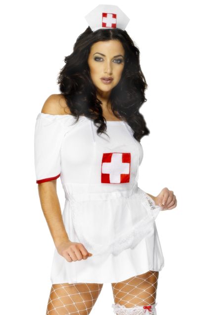 Shop from our cool collection of letter 'N' fancy dress costumes here on Joke.co.uk. We have ideas ranging from nuns and nurses to Japanese ninja warriors! Nurses Outfits, Nurse Fancy Dress, Egyptian Goddess Costume, Plain White Dress, Lace Apron, Pink Costume, Goddess Costume, Fancy Dresses Party, Fancy Dress Costumes