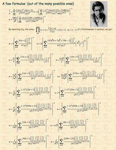 Ramanujan Mathematics, Circumference Of A Circle, Kumon Math, Physics Formulas, Math Magic, Learning Mathematics, Maths Solutions, Math Notes, Physics And Mathematics