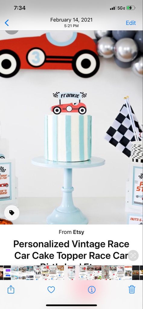 Race Car Smash Cake, Car Smash Cake, Race Car Themed Party, Car Themed Party, Race Car Cakes, Car Cake Toppers, Cake Smash Theme, Car Themed Parties, Smash Cake Boy