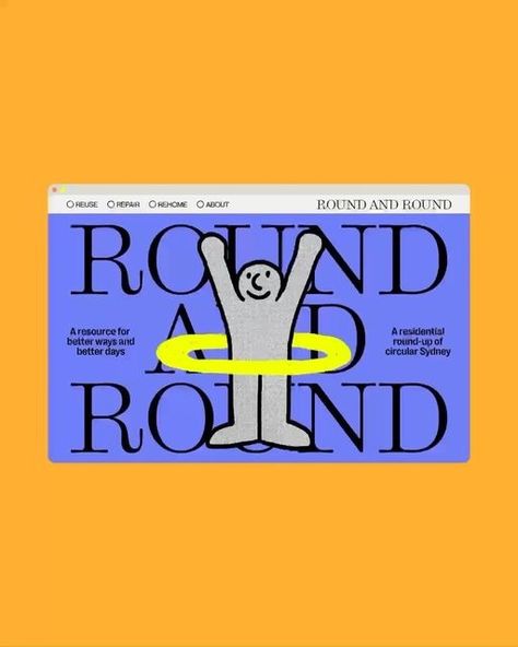 ROUND AND ROUND. Identity and website design by @accompany.group ———————————————————— Submit your work ➡️ Link in Bio ———————————�... Credits Design, Circle Graphic Design, Colorful Website Design, Colorful Website, Web Portfolio, Graphic Design Collection, App Interface Design, Event Website, Ui Design Website