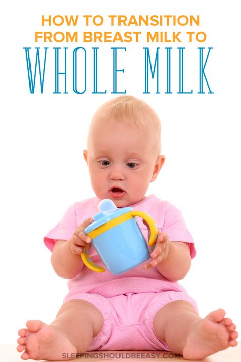 Ready to start transitioning from breastmilk to whole milk? Get the top tips on how to wean from breast feeding to whole milk at one year old. Weaning Breastfeeding, Newborn Hacks, Baby Ready, Baby Weaning, Breastfed Baby, Baby Sleep Problems, Baby Care Tips, Baby Eating, Baby Milk