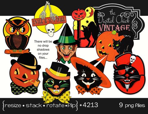 Printable Halloween Tags, Halloween Crafting, Image Halloween, Halloween Decor Diy, Homemade Halloween Decorations, Clipart Vintage, Chat Halloween, Halloween Classroom, Halloween Clips