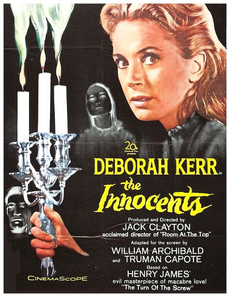 The Innocents (1961) The Innocents, Horror Movies List, Alec Guinness, Deborah Kerr, Old Movie, Best Horror Movies, Film Posters Vintage, Horror Movie Posters, Cinema Posters