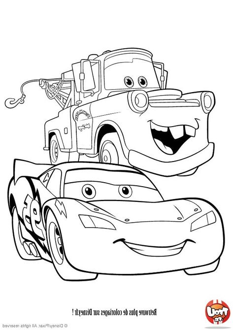 Cars Coloring Pages Free Printable, Disney Cars Coloring Pages, Pintar Disney, Cute Coloring Pages For Kids, Toy Story Coloring Pages, Mcqueen 3, Flash Mcqueen, Car Coloring Pages, Cars Coloring